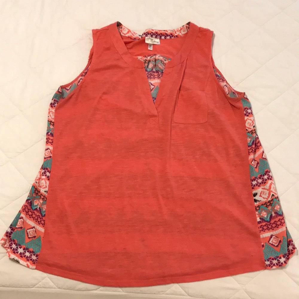 Two toned tank, 2X